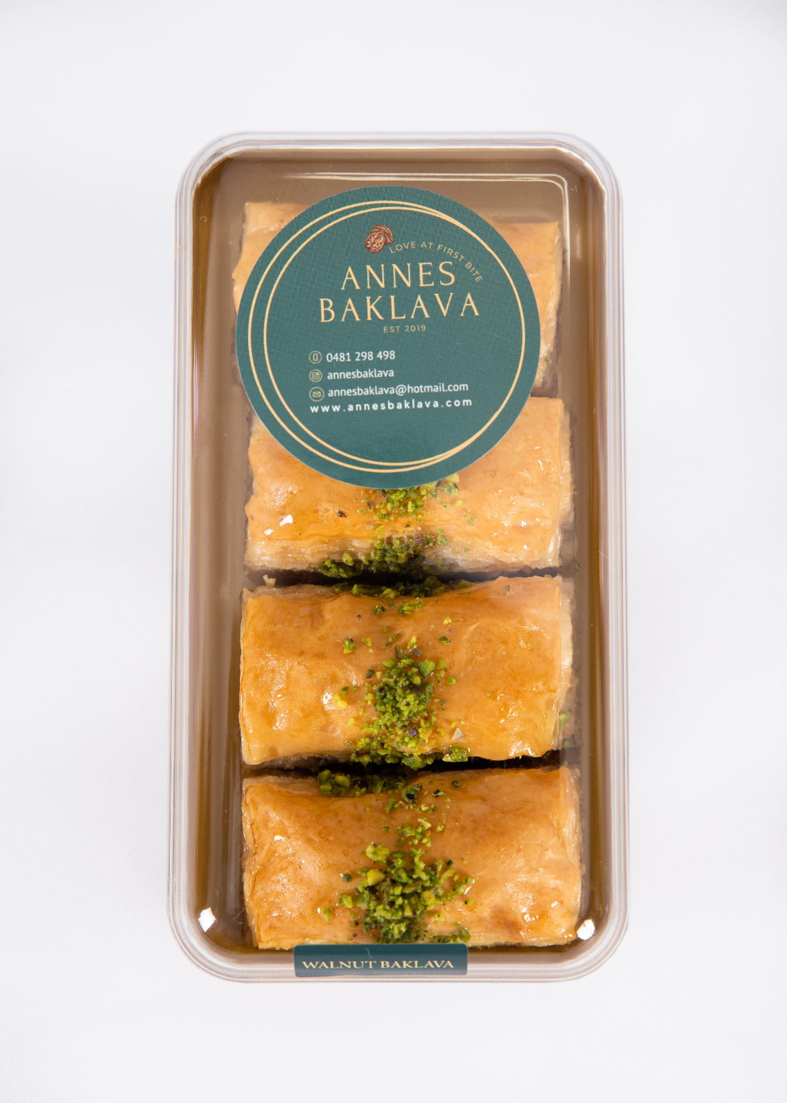 Walnut Baklava - 4 Piece Packs